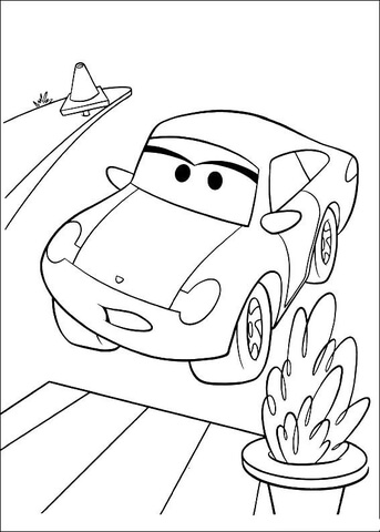 Sally Carrera Coloring Page